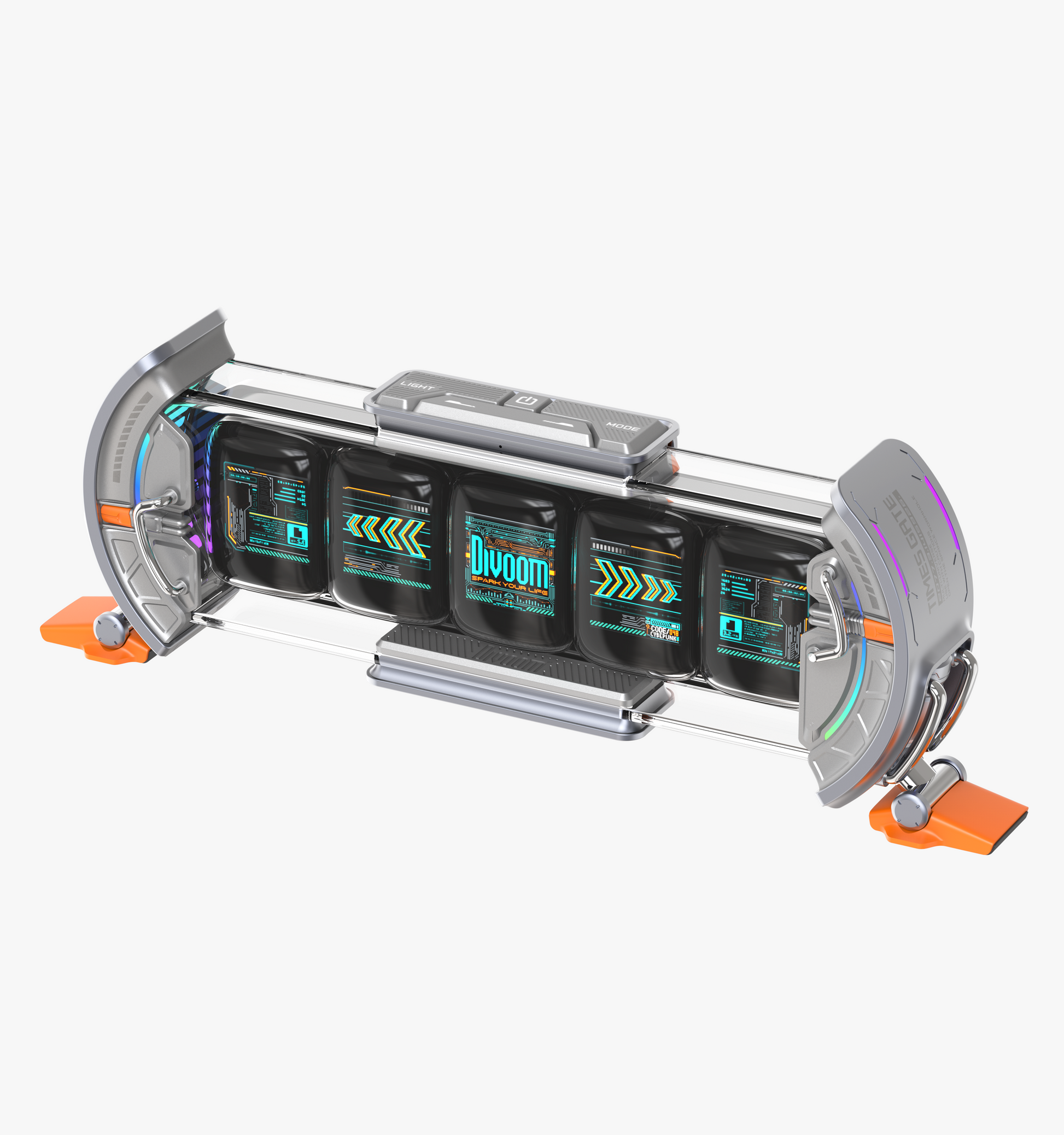Divoom Times Gate Pixel Art Info Display with 5 Smart LCD Screens