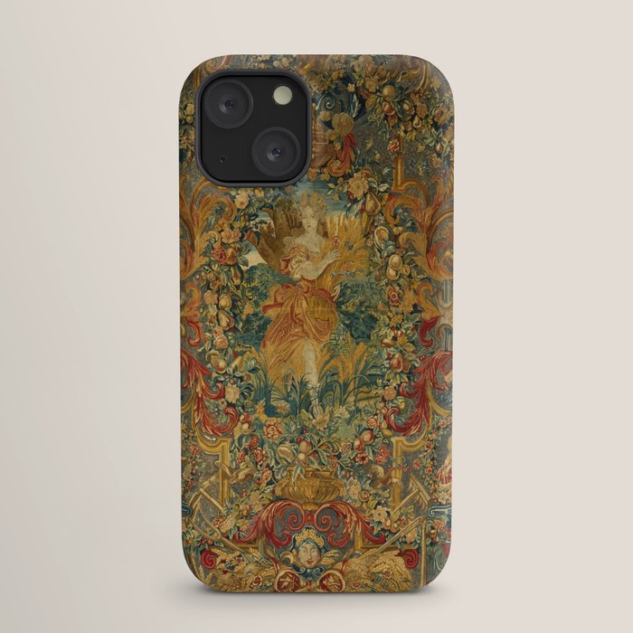 Vintage Embroidery Tapestry- Seasons of Elements Summer iPhone Case