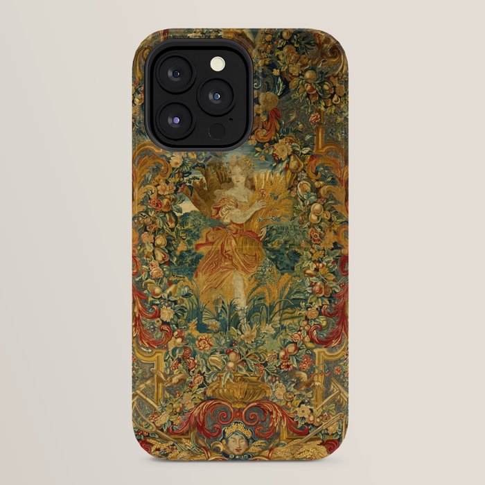 Vintage Embroidery Tapestry- Seasons of Elements Summer iPhone Case