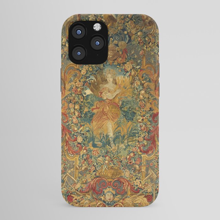 Vintage Embroidery Tapestry- Seasons of Elements Summer iPhone Case