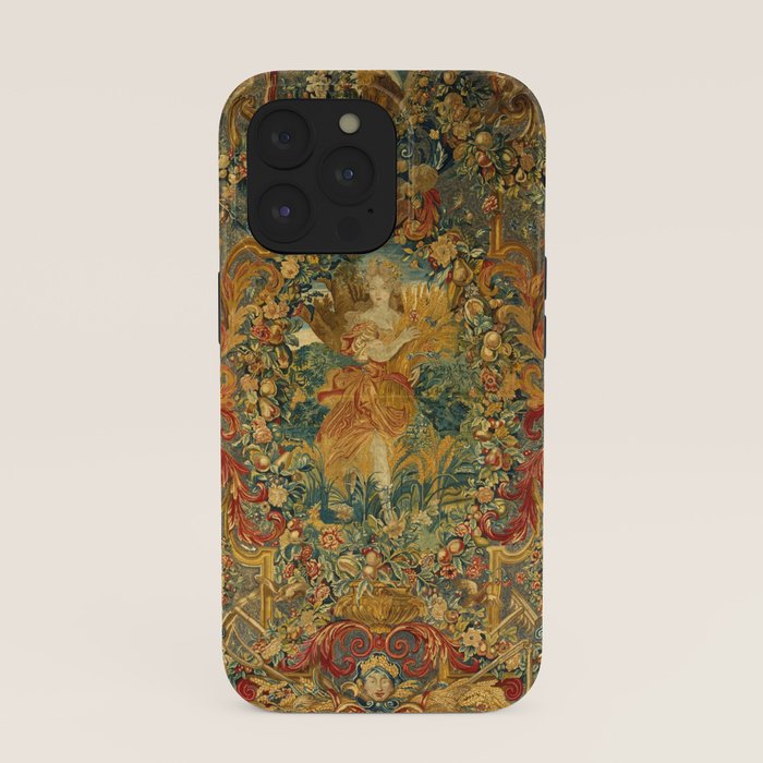 Vintage Embroidery Tapestry- Seasons of Elements Summer iPhone Case