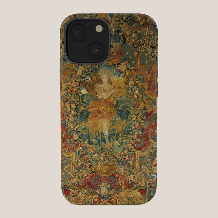 Vintage Embroidery Tapestry- Seasons of Elements Summer iPhone Case