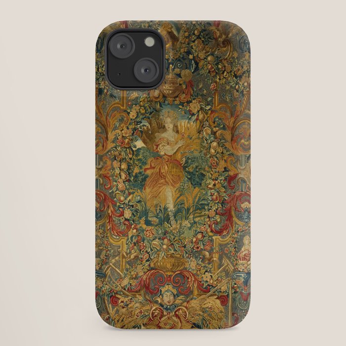 Vintage Embroidery Tapestry- Seasons of Elements Summer iPhone Case