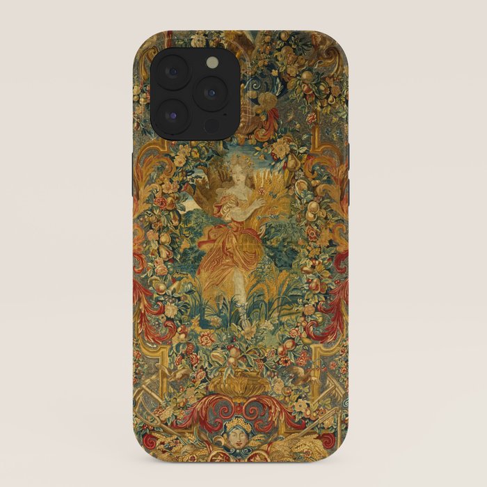 Vintage Embroidery Tapestry- Seasons of Elements Summer iPhone Case