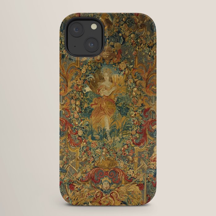 Vintage Embroidery Tapestry- Seasons of Elements Summer iPhone Case