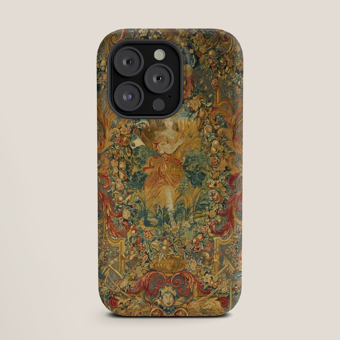 Vintage Embroidery Tapestry- Seasons of Elements Summer iPhone Case