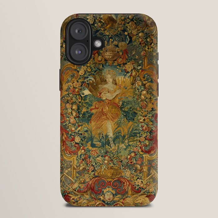 Vintage Embroidery Tapestry- Seasons of Elements Summer iPhone Case