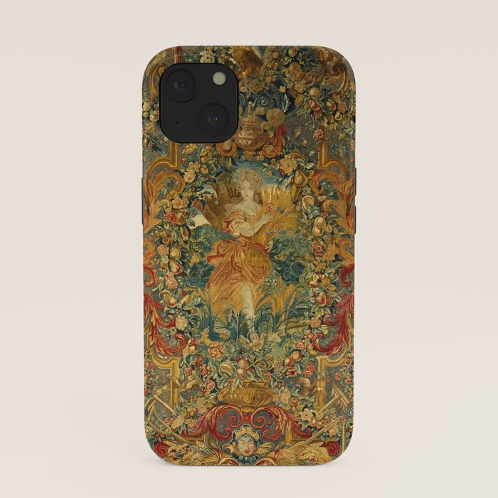 Vintage Embroidery Tapestry- Seasons of Elements Summer iPhone Case