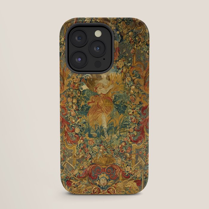 Vintage Embroidery Tapestry- Seasons of Elements Summer iPhone Case