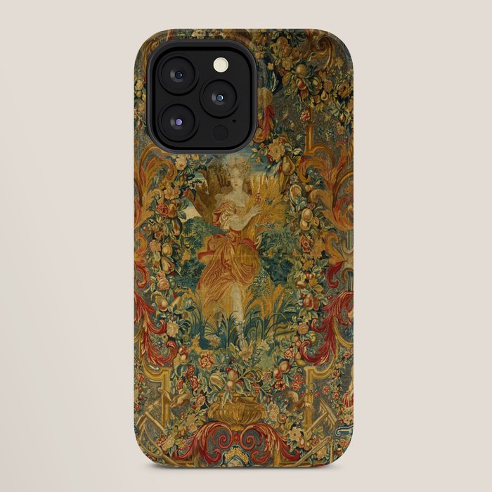 Vintage Embroidery Tapestry- Seasons of Elements Summer iPhone Case