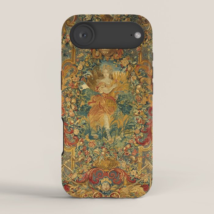 Vintage Embroidery Tapestry- Seasons of Elements Summer iPhone Case