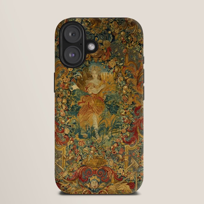 Vintage Embroidery Tapestry- Seasons of Elements Summer iPhone Case