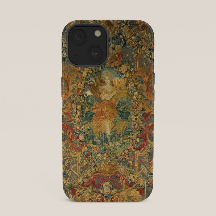 Vintage Embroidery Tapestry- Seasons of Elements Summer iPhone Case