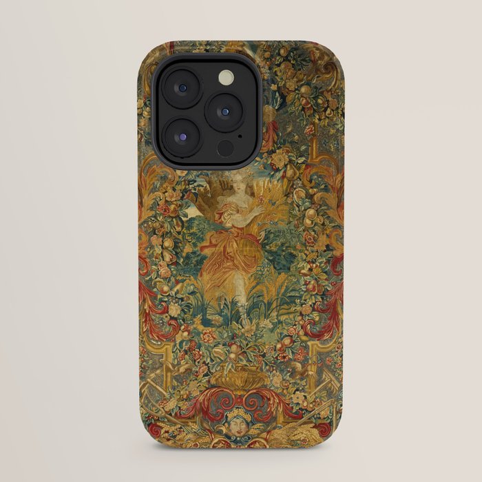 Vintage Embroidery Tapestry- Seasons of Elements Summer iPhone Case