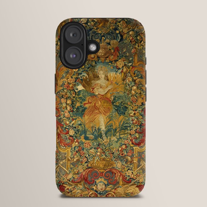 Vintage Embroidery Tapestry- Seasons of Elements Summer iPhone Case