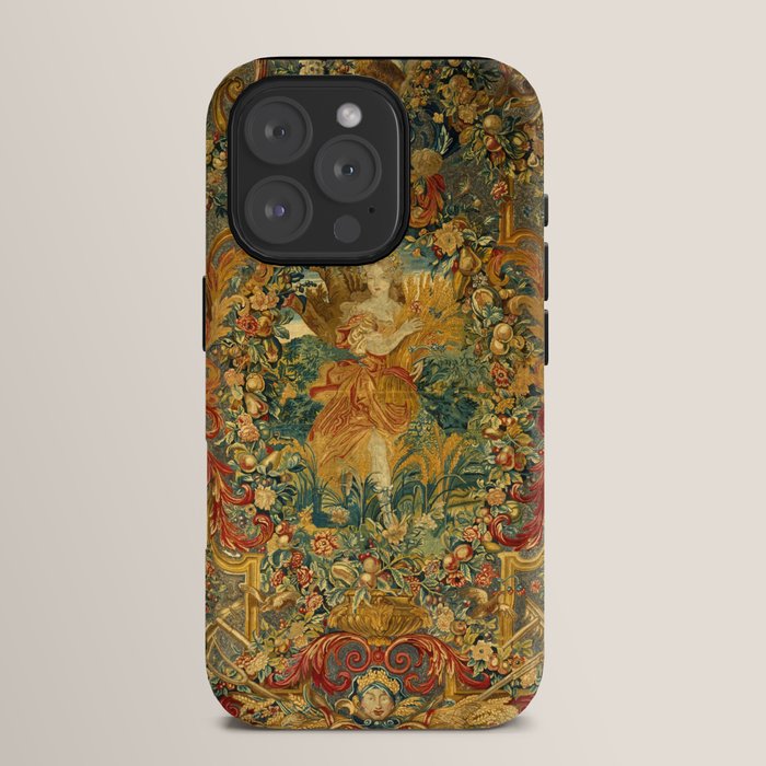 Vintage Embroidery Tapestry- Seasons of Elements Summer iPhone Case