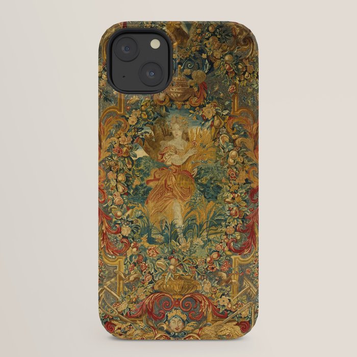 Vintage Embroidery Tapestry- Seasons of Elements Summer iPhone Case