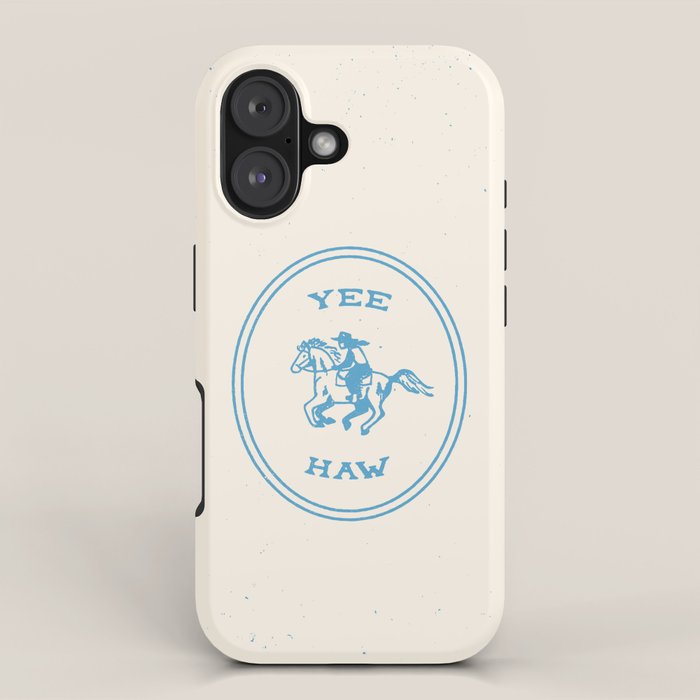 Yee Haw in Blue iPhone Case