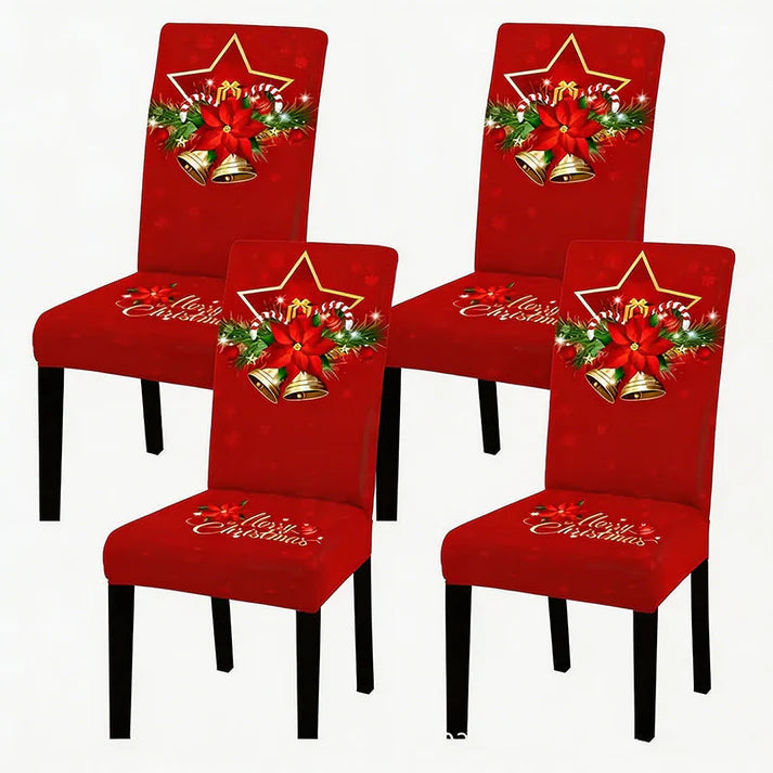 Printed Stretch Dining Chair Cover