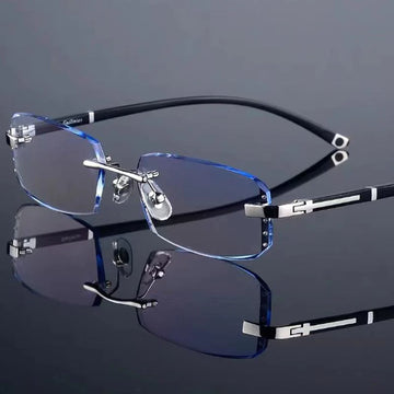 🎁🔥New Reading Glasses with Sapphire Glass and High Blue Light Protection for Dual Use✨