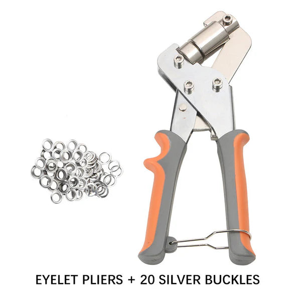 ✨ Eyelet Pliers Set – Robust, Complete, For Tarpaulins & Leather 🔩