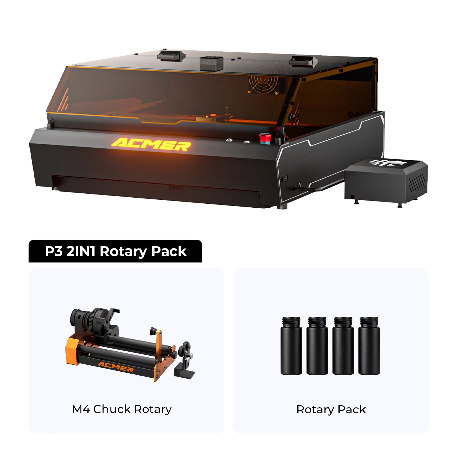 ACMER P3 IR＆Diode Enclosed Dual Laser Engraver