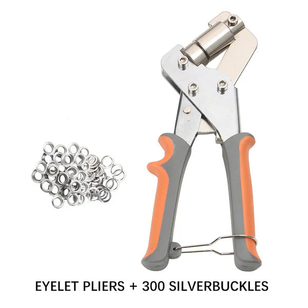 ✨ Eyelet Pliers Set – Robust, Complete, For Tarpaulins & Leather 🔩