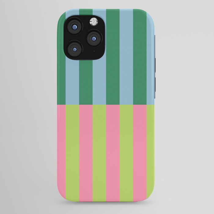 Vibrant Stripe Design: Modern Colorful Pattern for Dynamic Visuals iPhone Case