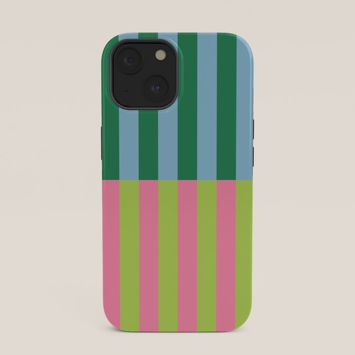 Vibrant Stripe Design: Modern Colorful Pattern for Dynamic Visuals iPhone Case