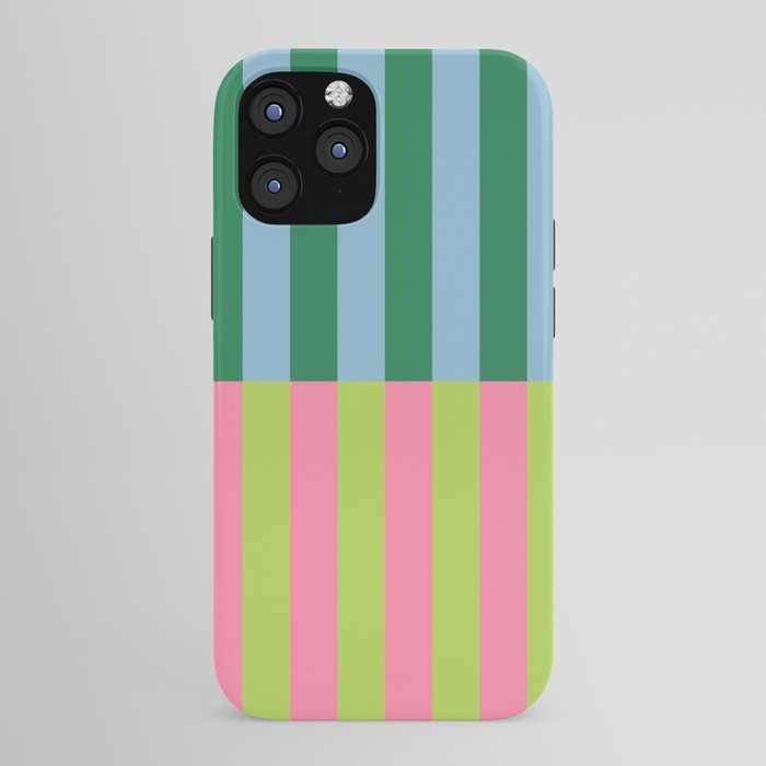 Vibrant Stripe Design: Modern Colorful Pattern for Dynamic Visuals iPhone Case