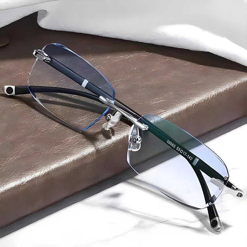 🎁🔥New Reading Glasses with Sapphire Glass and High Blue Light Protection for Dual Use✨
