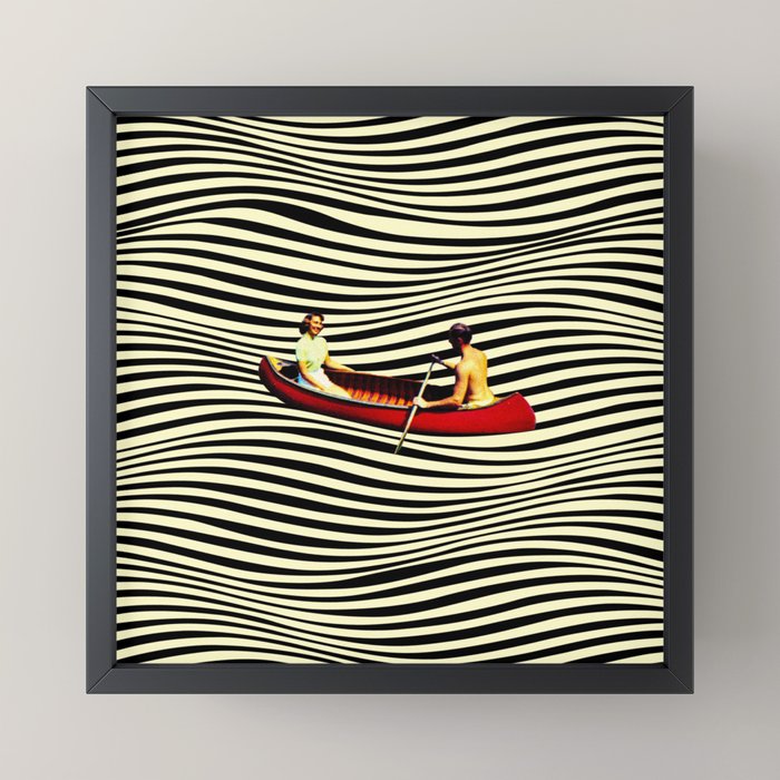 Illusionary Boat Ride Mini Art Print