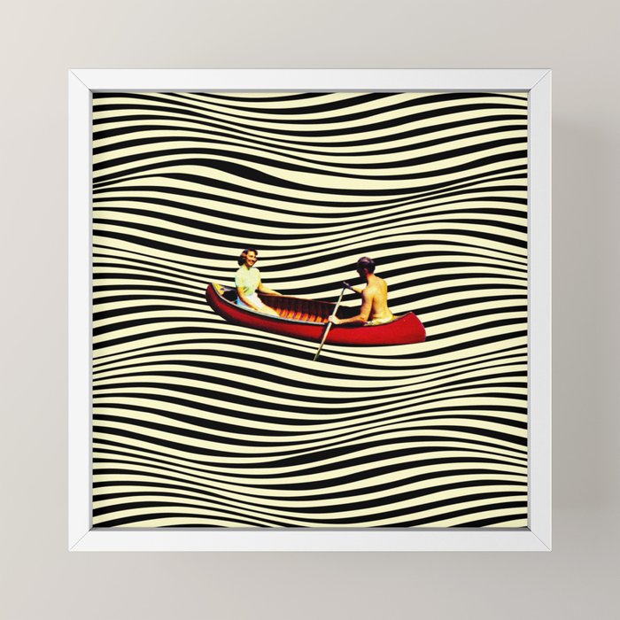 Illusionary Boat Ride Mini Art Print