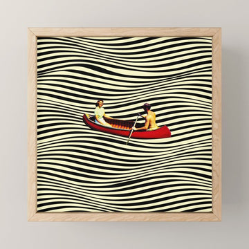 Illusionary Boat Ride Mini Art Print