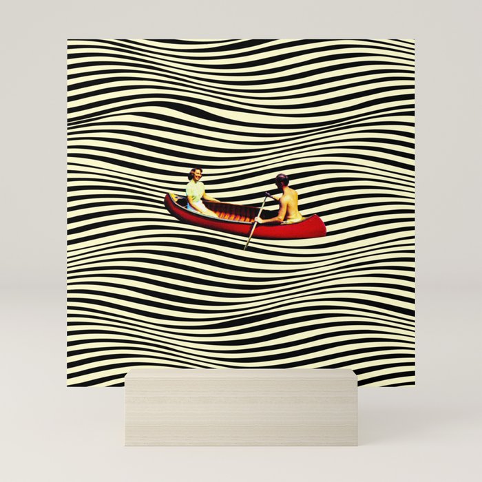 Illusionary Boat Ride Mini Art Print