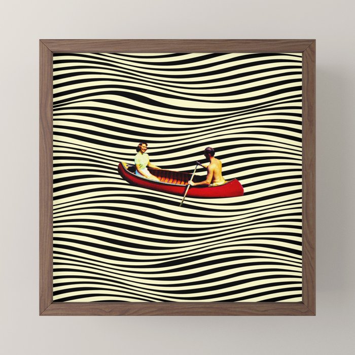 Illusionary Boat Ride Mini Art Print