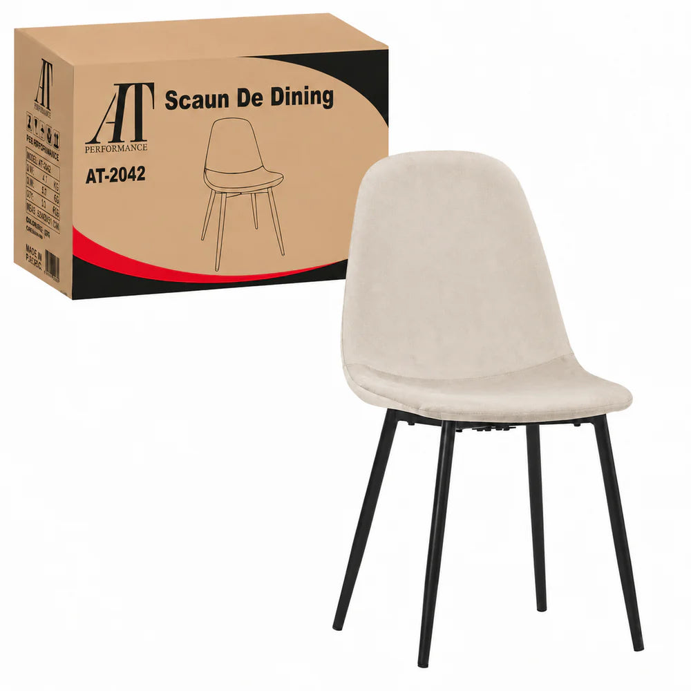 At Performance See all products Kitchen / Dining Room Table Set with 4 Chairs, Gray Sintered Stone Top and Velvet, 120x70 cm