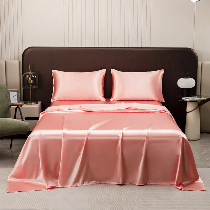 📢📢50% OFF !!! ⏰Solid Color Satin Flat Sheet