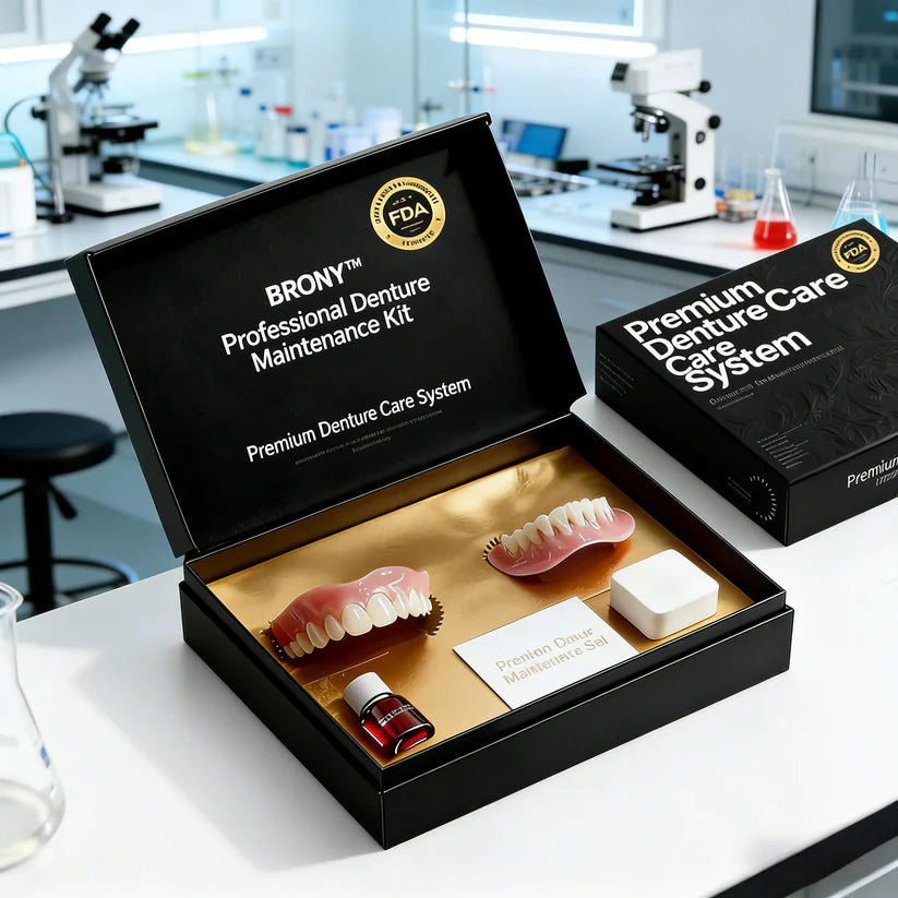 🔥🔥🔥Ends Today: 70% OFF!🦷BRONY™ Custom-Fit Full Functional Dentures Make you more confident