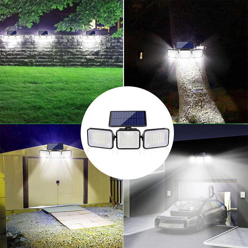 ☀️ LIMITED OFFER: 50% OFF! 🏡 3-Head Solar Security Light – With Motion Detector, 360° Adjustable & Weatherproof ✨