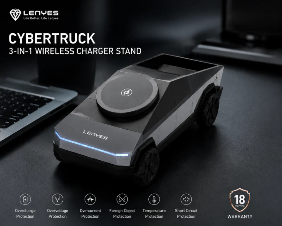 lenyes 3in1 wireless charger 18 months warranty