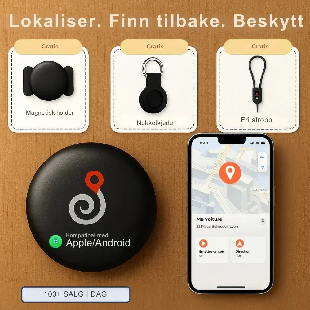 Nordist GP90 | GPS tracker without subscription (Android/Apple)