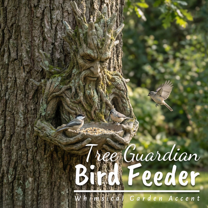 🌳 Tree Guardian Bird Feeder - Whimsical Garden Accent