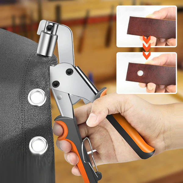 ✨ Eyelet Pliers Set – Robust, Complete, For Tarpaulins & Leather 🔩