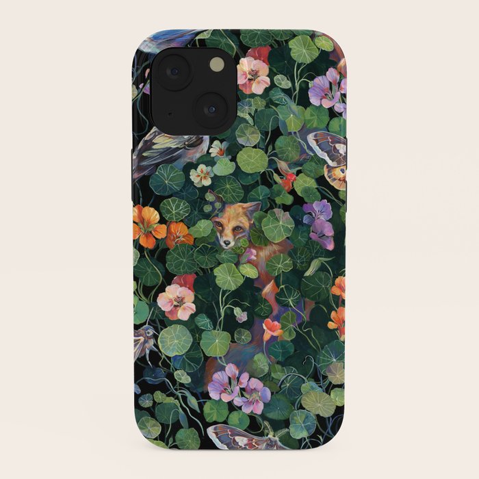 Nasturtium Fox Garden iPhone Case