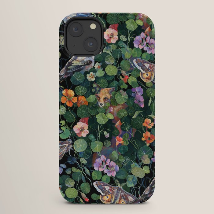 Nasturtium Fox Garden iPhone Case