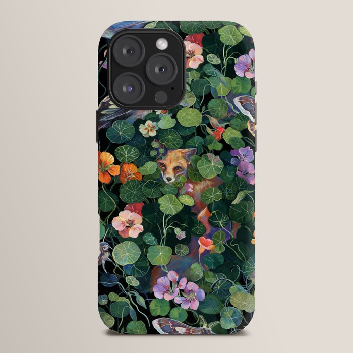 Nasturtium Fox Garden iPhone Case