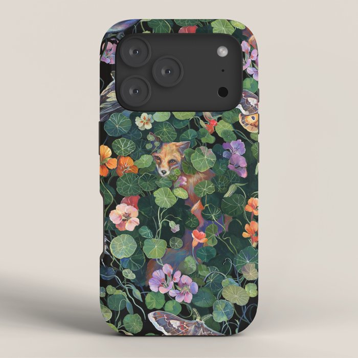 Nasturtium Fox Garden iPhone Case