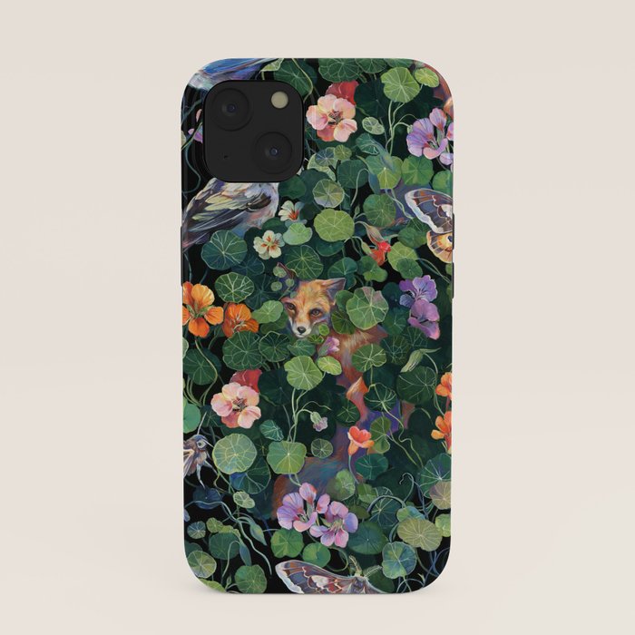 Nasturtium Fox Garden iPhone Case