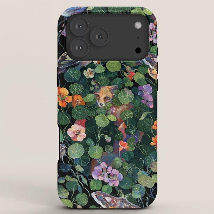 Nasturtium Fox Garden iPhone Case